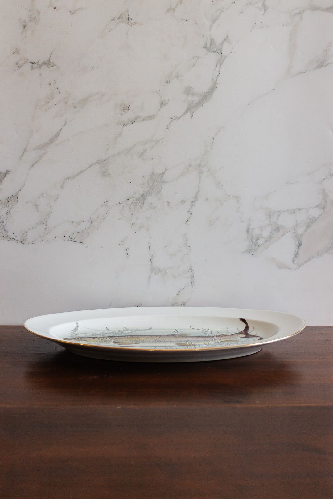 midcentury french porcelaine de limoges fish platter