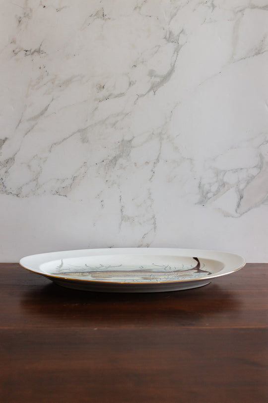 midcentury french porcelaine de limoges fish platter