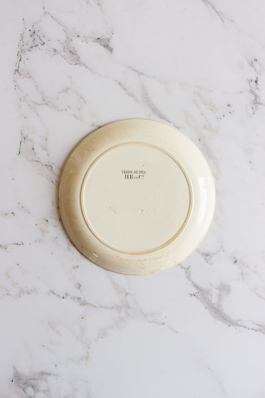 rare antique french choisy le roi hb & cie cycling talking plates