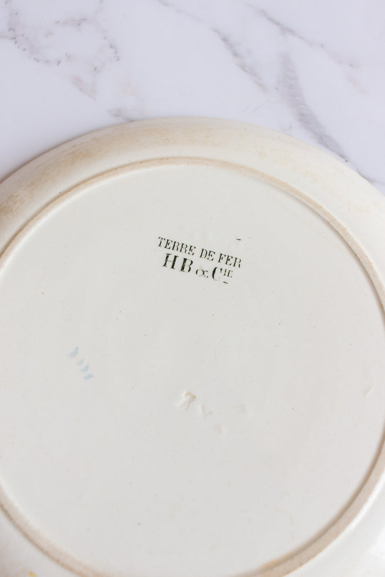 rare antique french choisy le roi hb & cie cycling talking plates