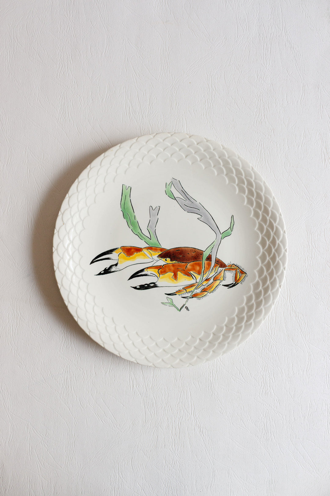 french gien "grands crustacés" plates
