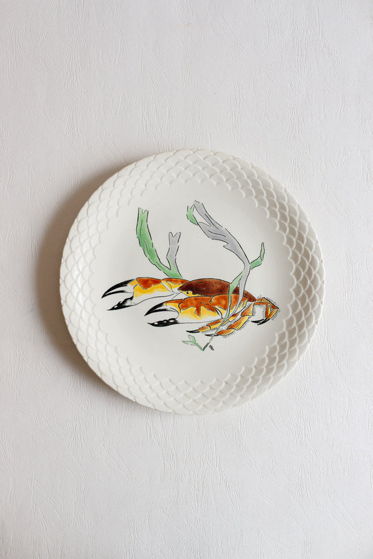 french gien "grands crustacés" plates