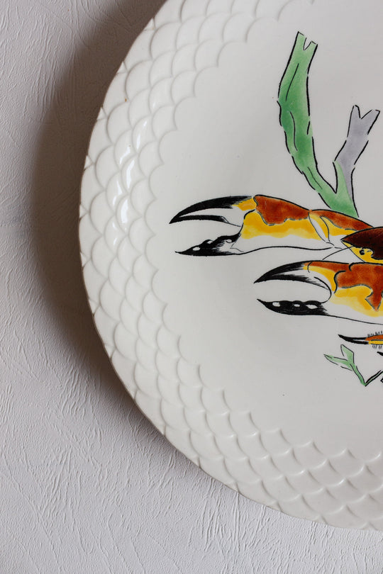 french gien "grands crustacés" plates