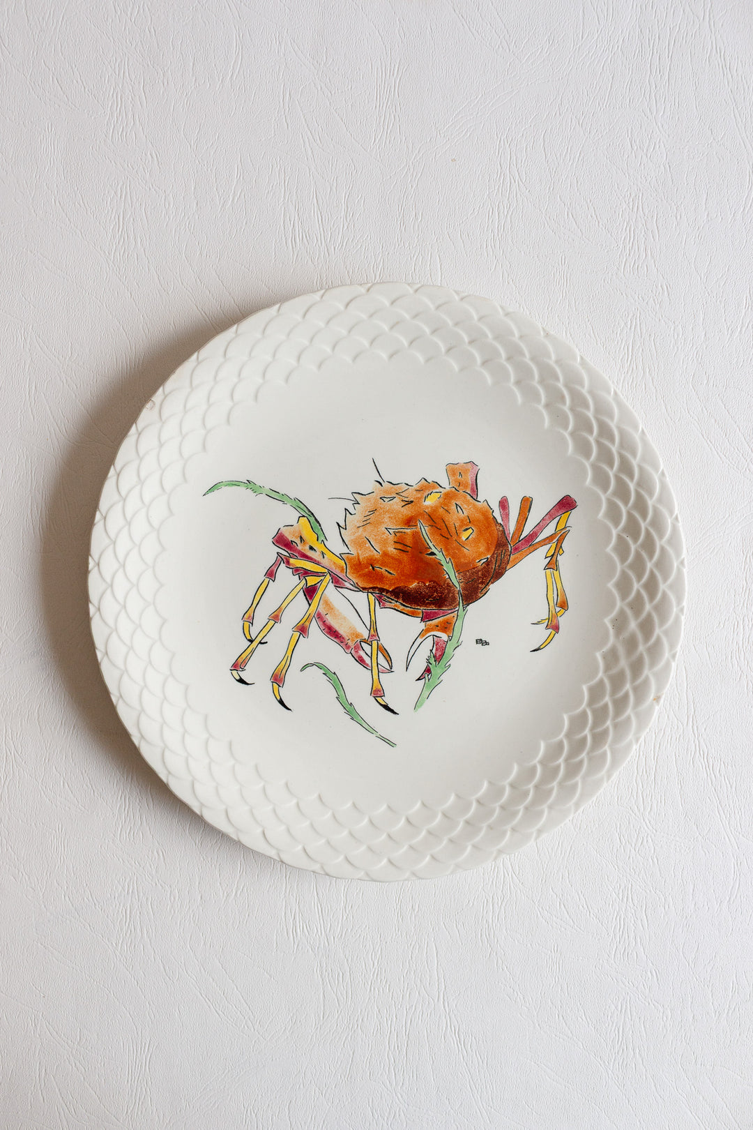 french gien "grands crustacés" plates