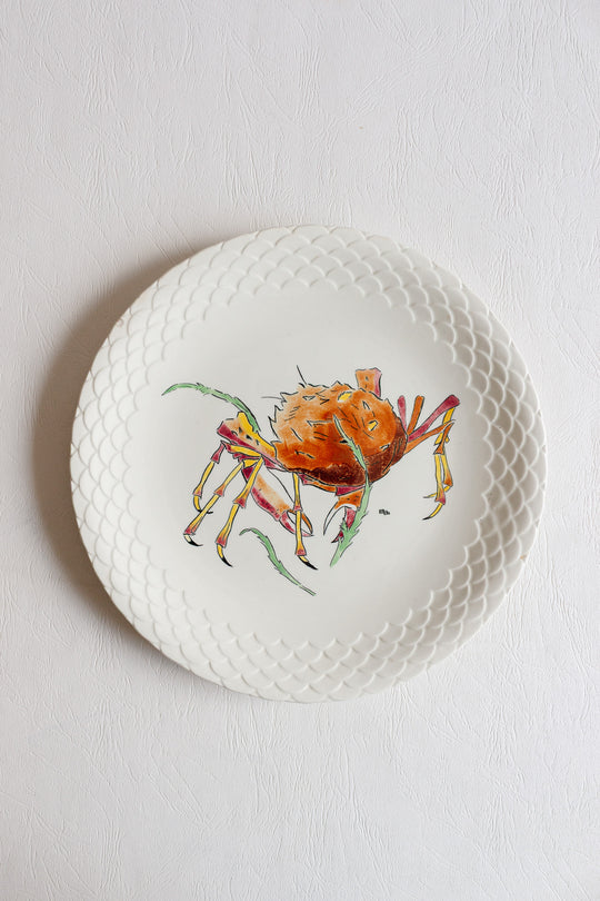 french gien "grands crustacés" plates