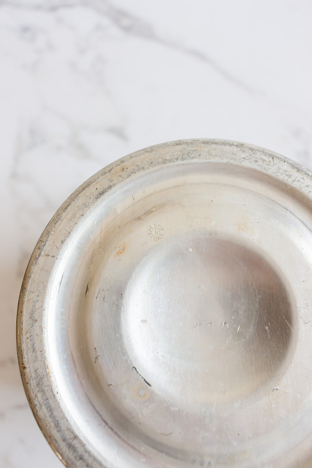 vintage french aluminum champagne bucket