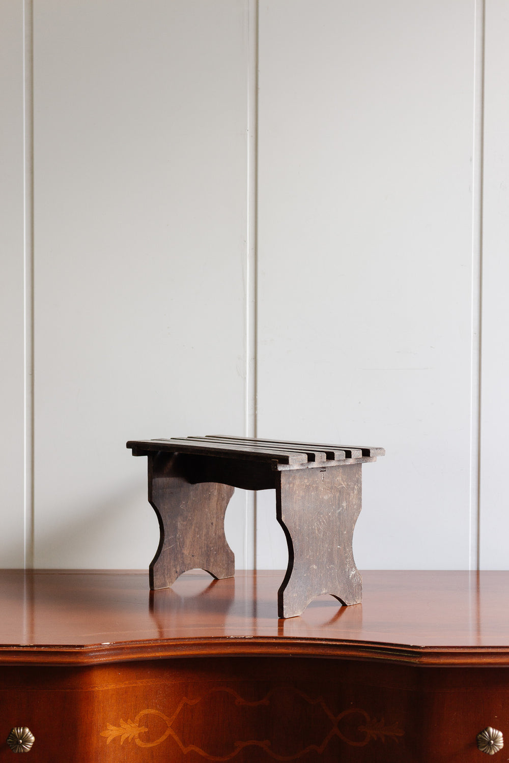 vintage french petite milking stool