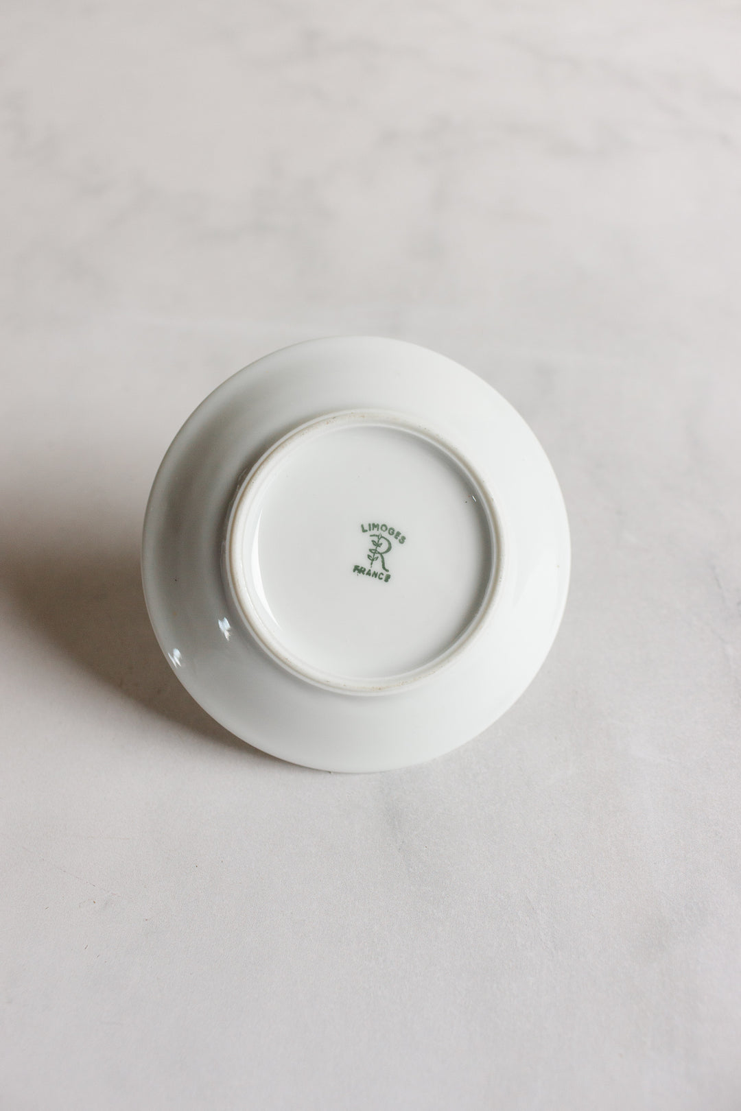 rare midcentury Limoges porcelain “hand” jewelry tray