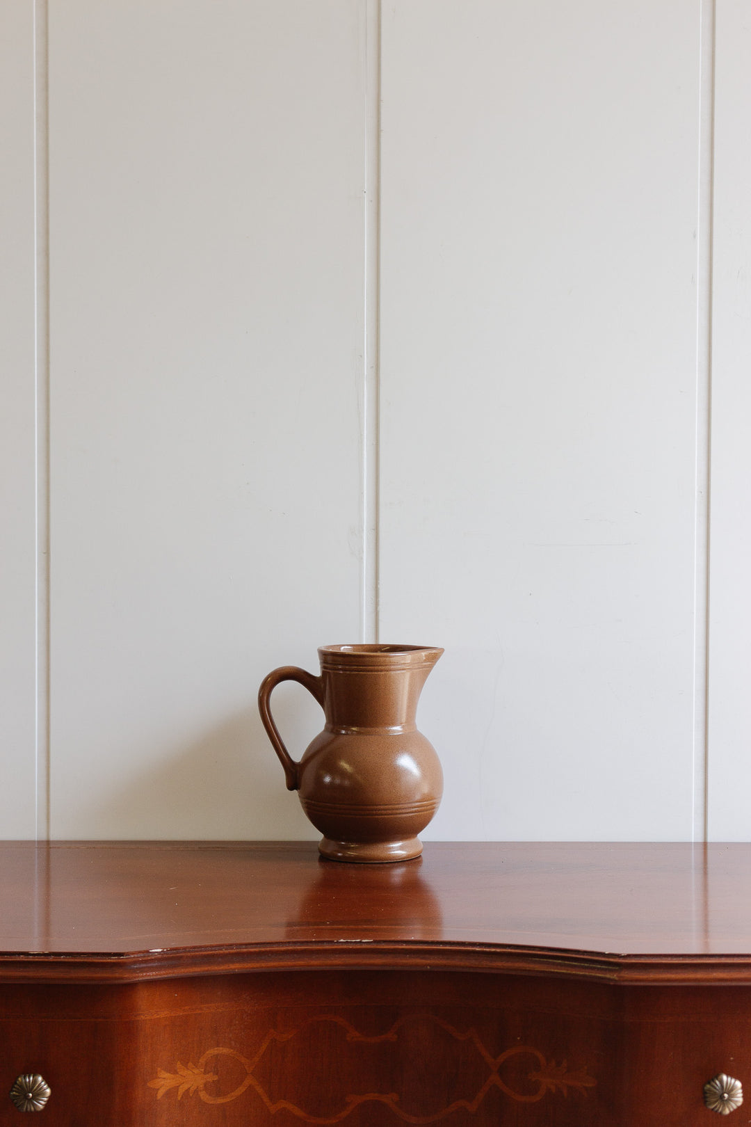 vintage french emile henry stoneware pitcher