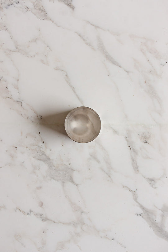 antique french silver plate monogrammed "DR" gift set