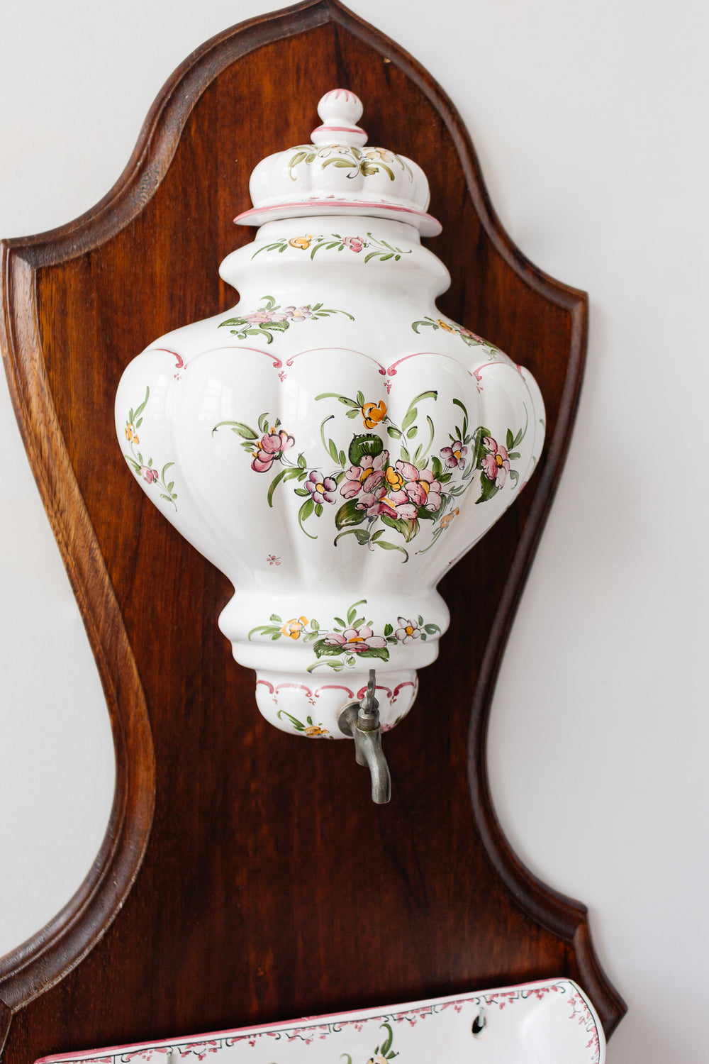 vintage french lallier faïencier moustiers-sainte-marie lavabo