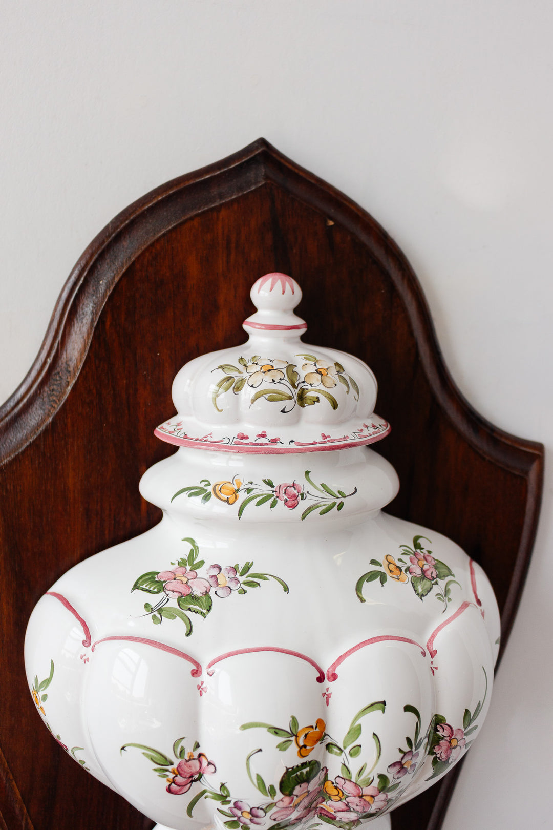 vintage french lallier faïencier moustiers-sainte-marie lavabo