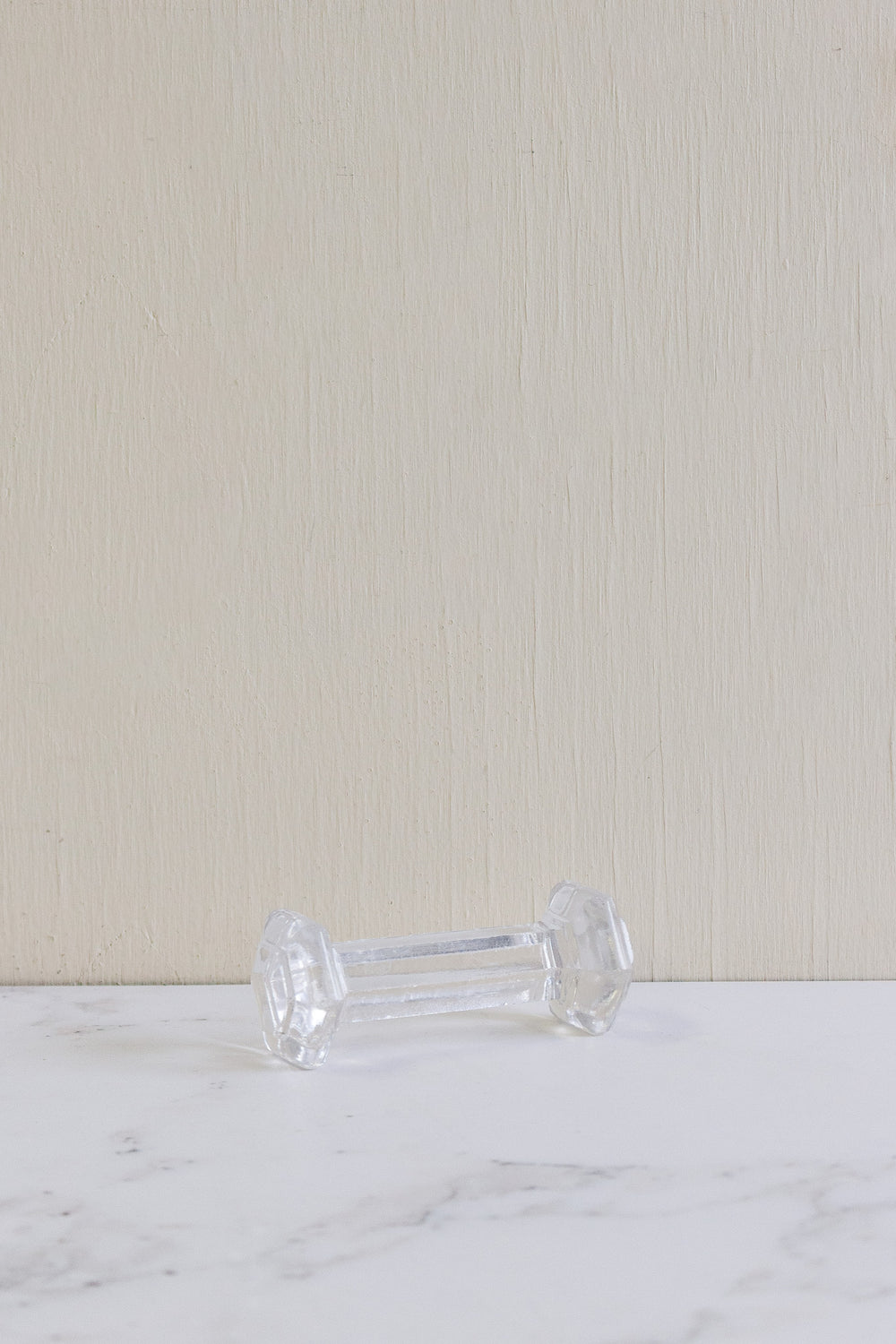 antique french large cut glass knife rests, set of 11