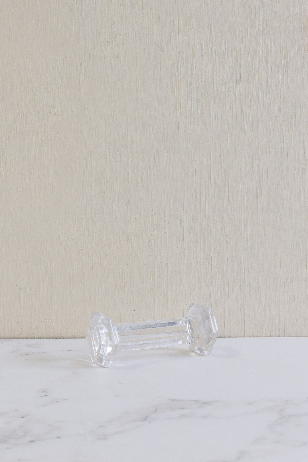 antique french large cut glass knife rests, set of 11