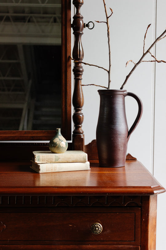 vintage french artisnal bud vase