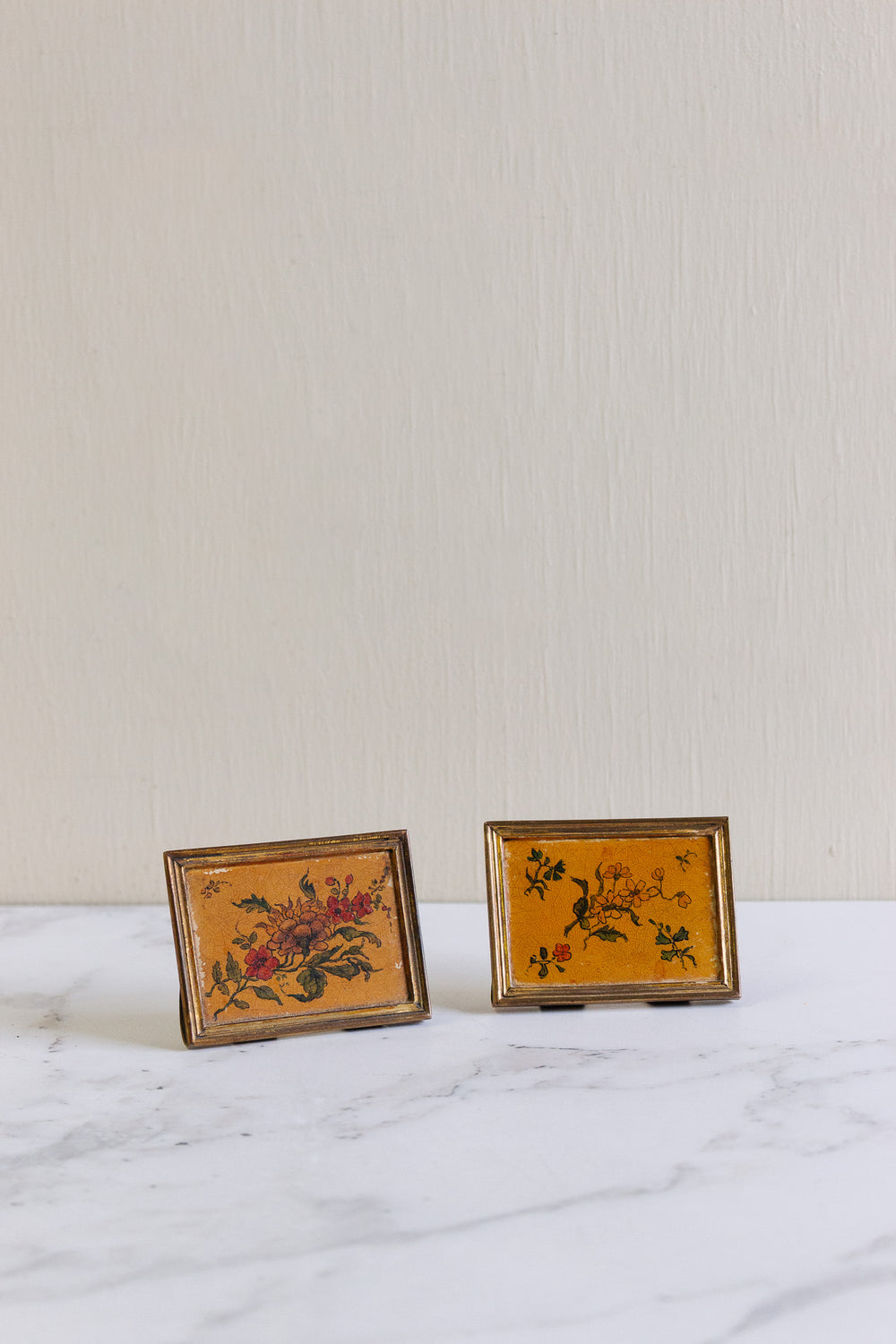 pair of late 19th century french brass correspondence holders
