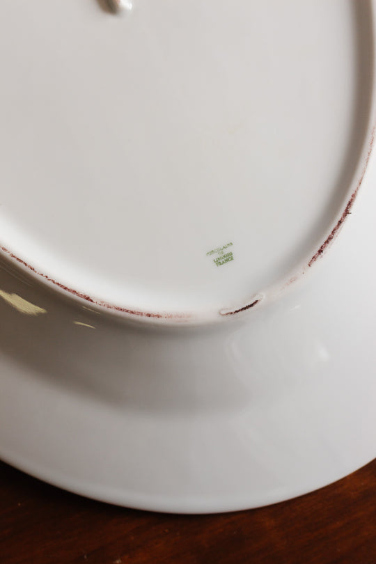midcentury french porcelaine de limoges fish platter