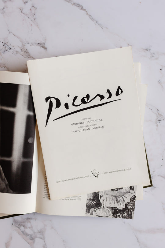 vintage French art book, “Picasso”