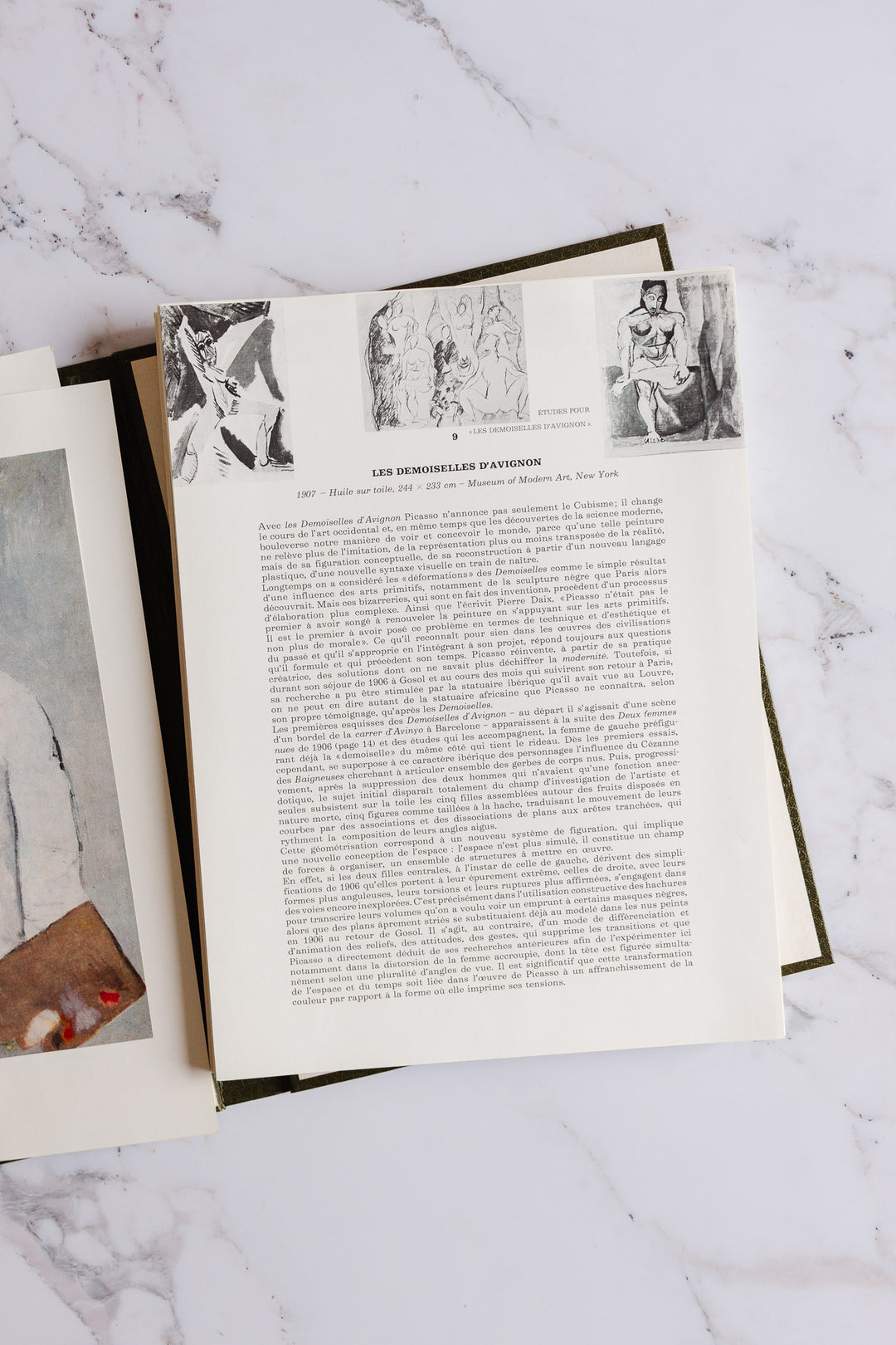 vintage French art book, “Picasso”