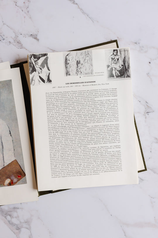 vintage French art book, “Picasso”