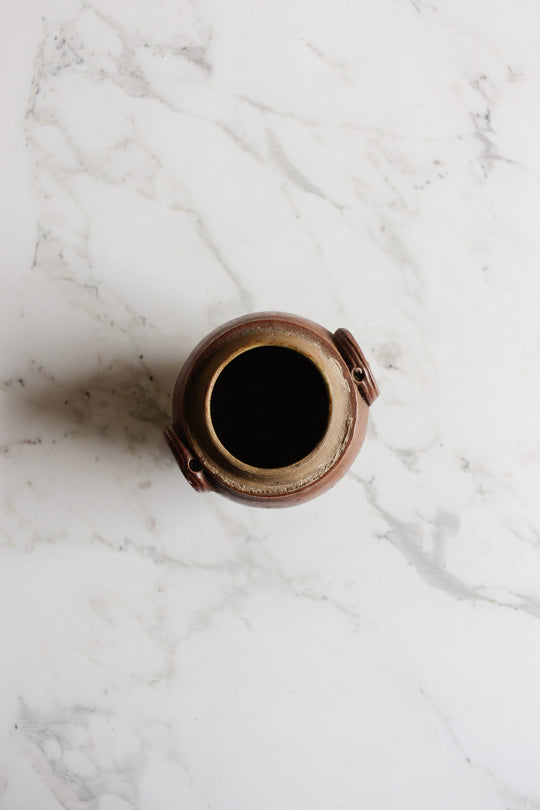 antique french stoneware confiture pot i