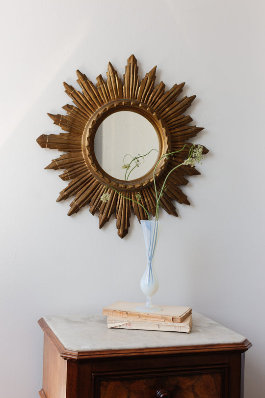 midcentury starburst mirror