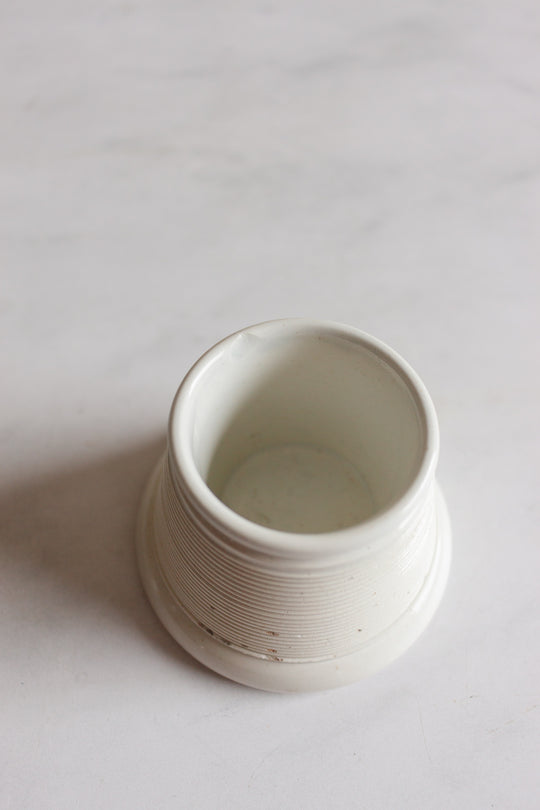 antique French porcelain match strike