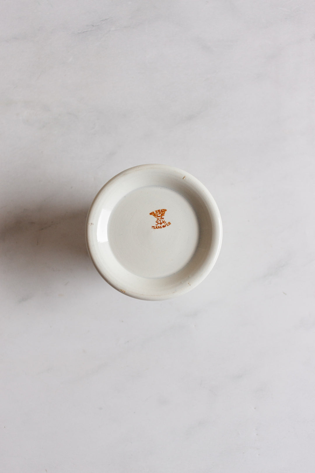 antique French porcelain match strike