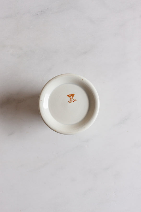 antique French porcelain match strike