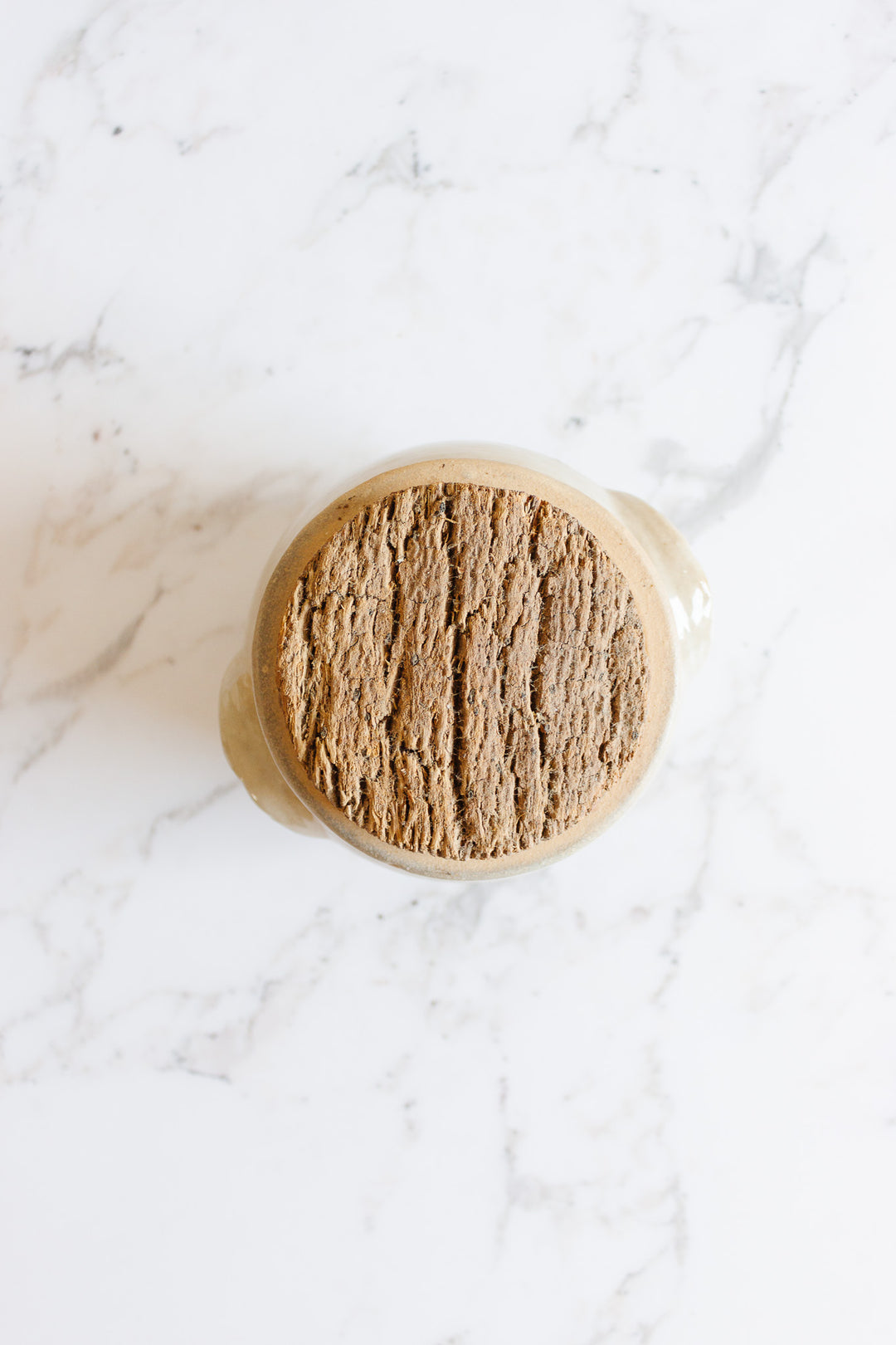 Antique french stoneware confit pot