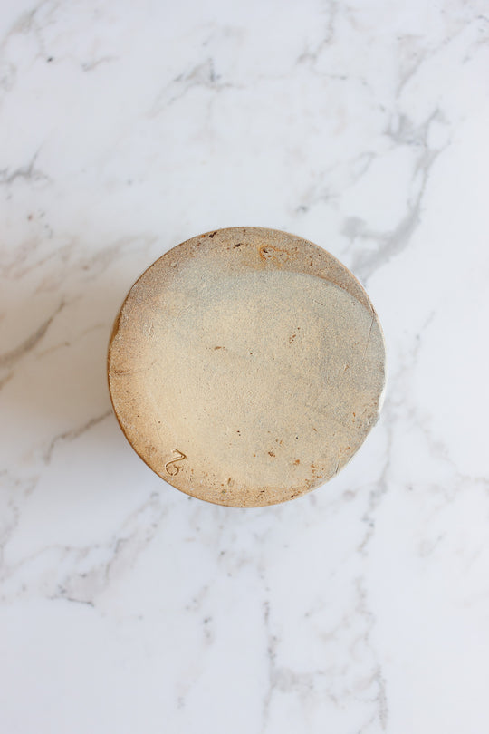 Antique french stoneware confit pot