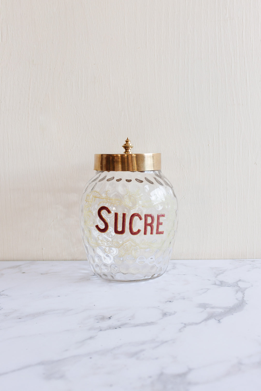 rare 1930s French "confiserie" sucre jar