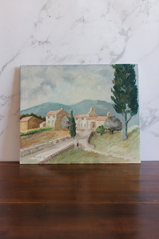 la route bordée de pierres