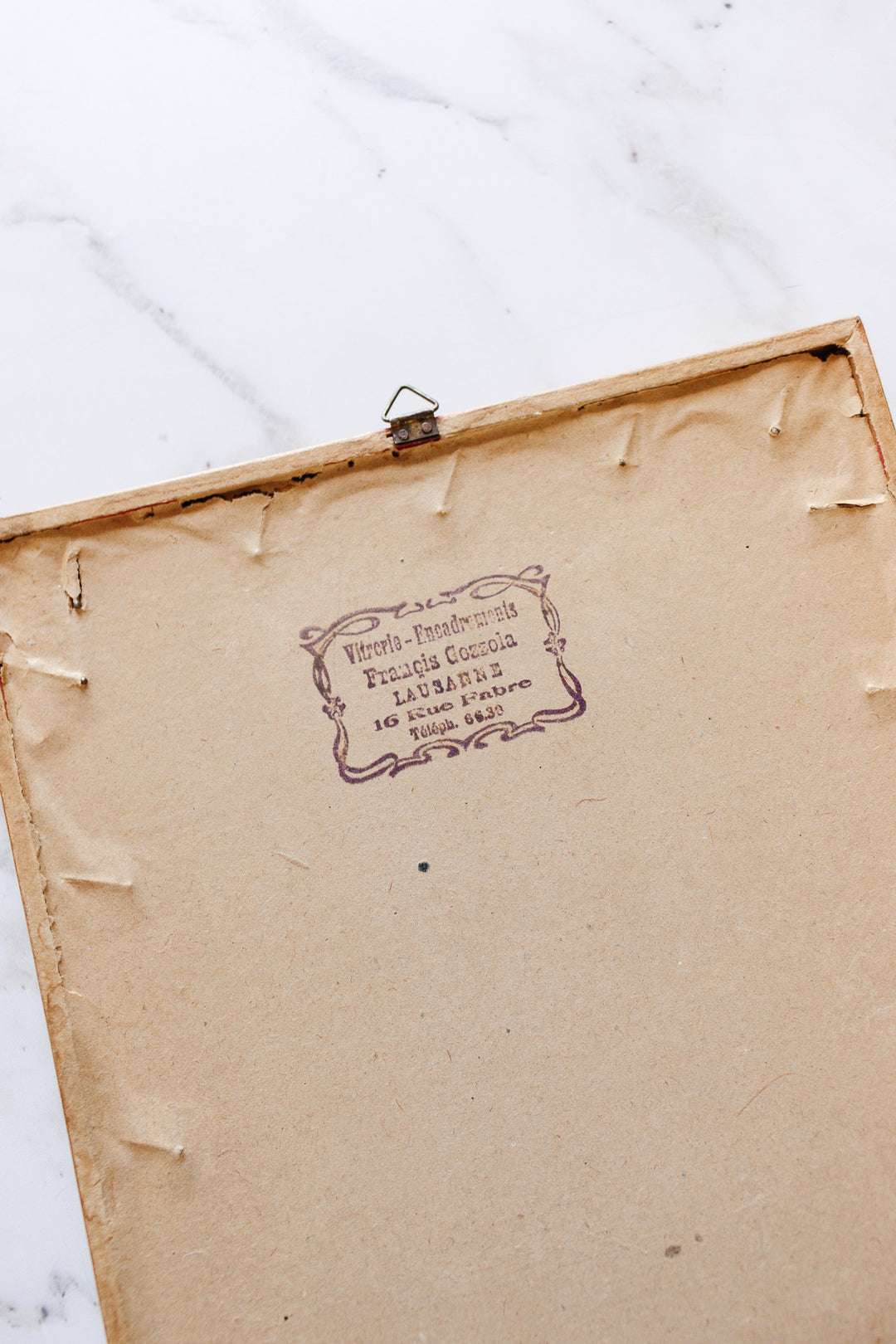 pair of antique french lithographs of Lausanne, Switzerland