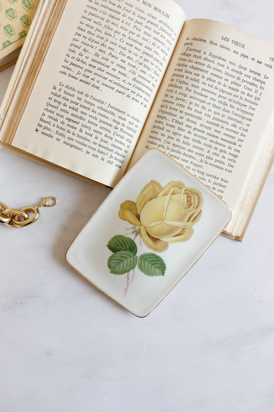 midcentury German porcelain trinket box