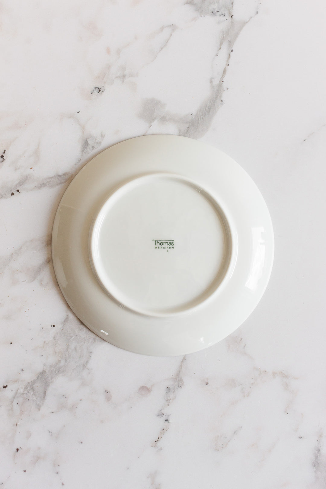 vintage Thomas Germany platinum rim dishes, collection of 12