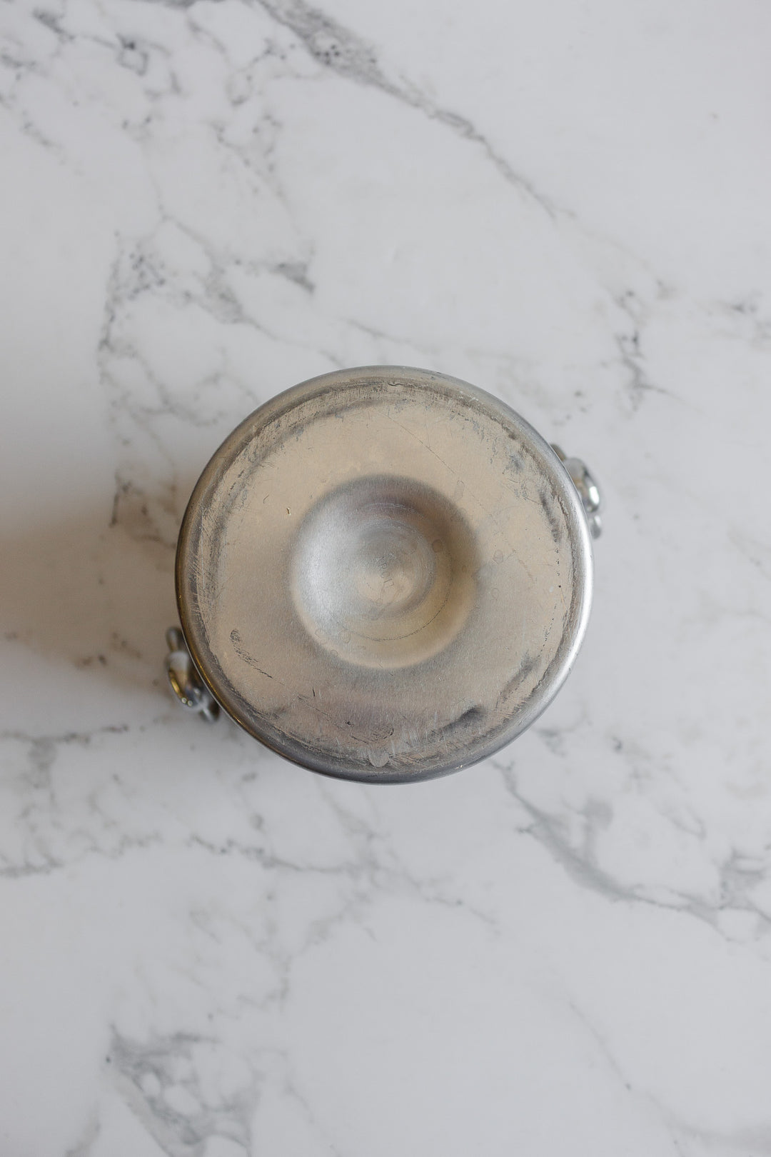 vintage french aluminum "pommery" champagne bucket