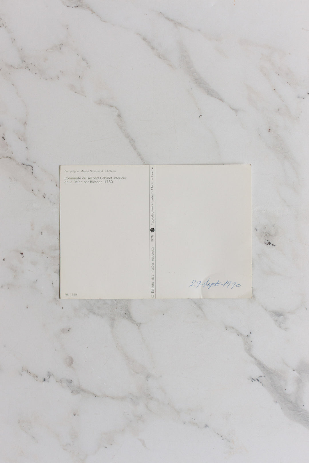 set of vintage french art postcards