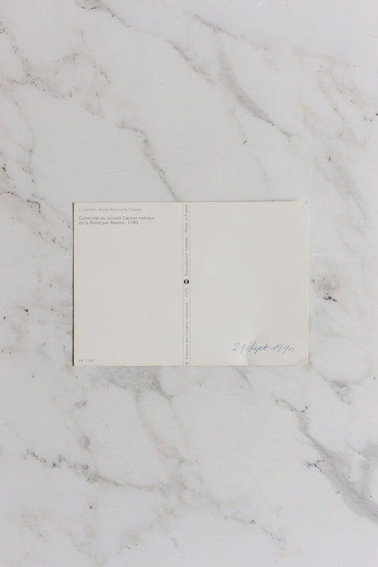 set of vintage french art postcards