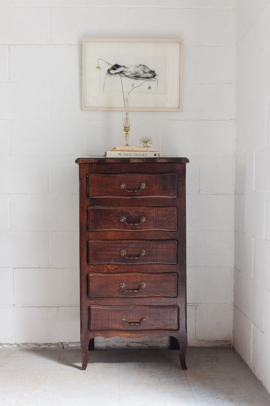 vintage french provincial chest of drawers
