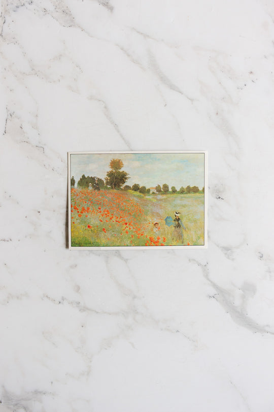 set of vintage french art postcards