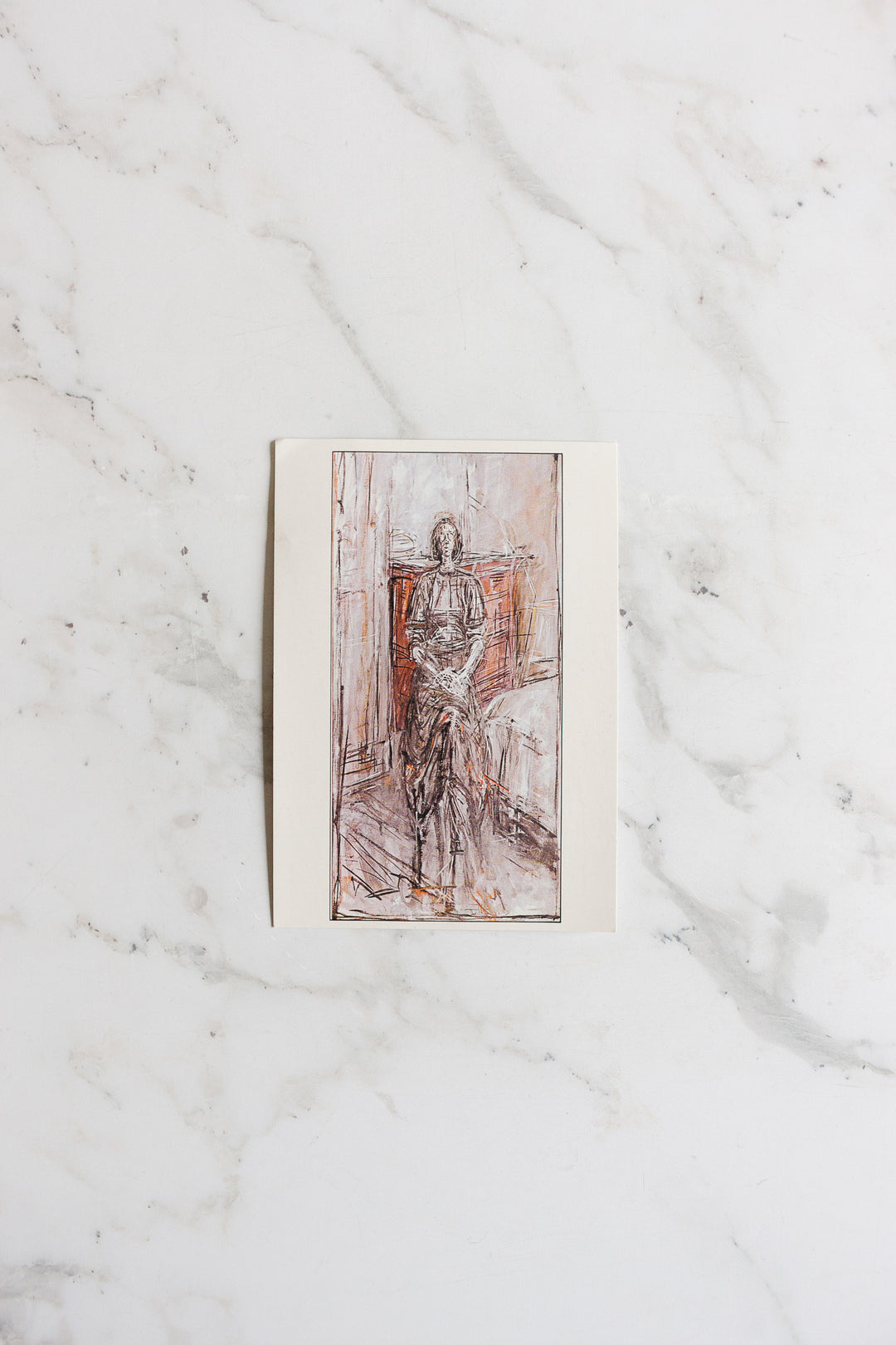 set of vintage french art postcards