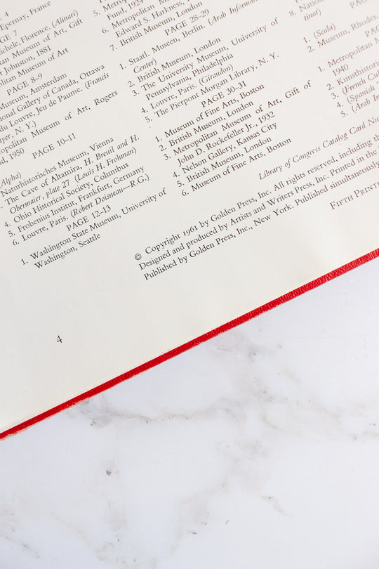 encyclopedia of art vintage book