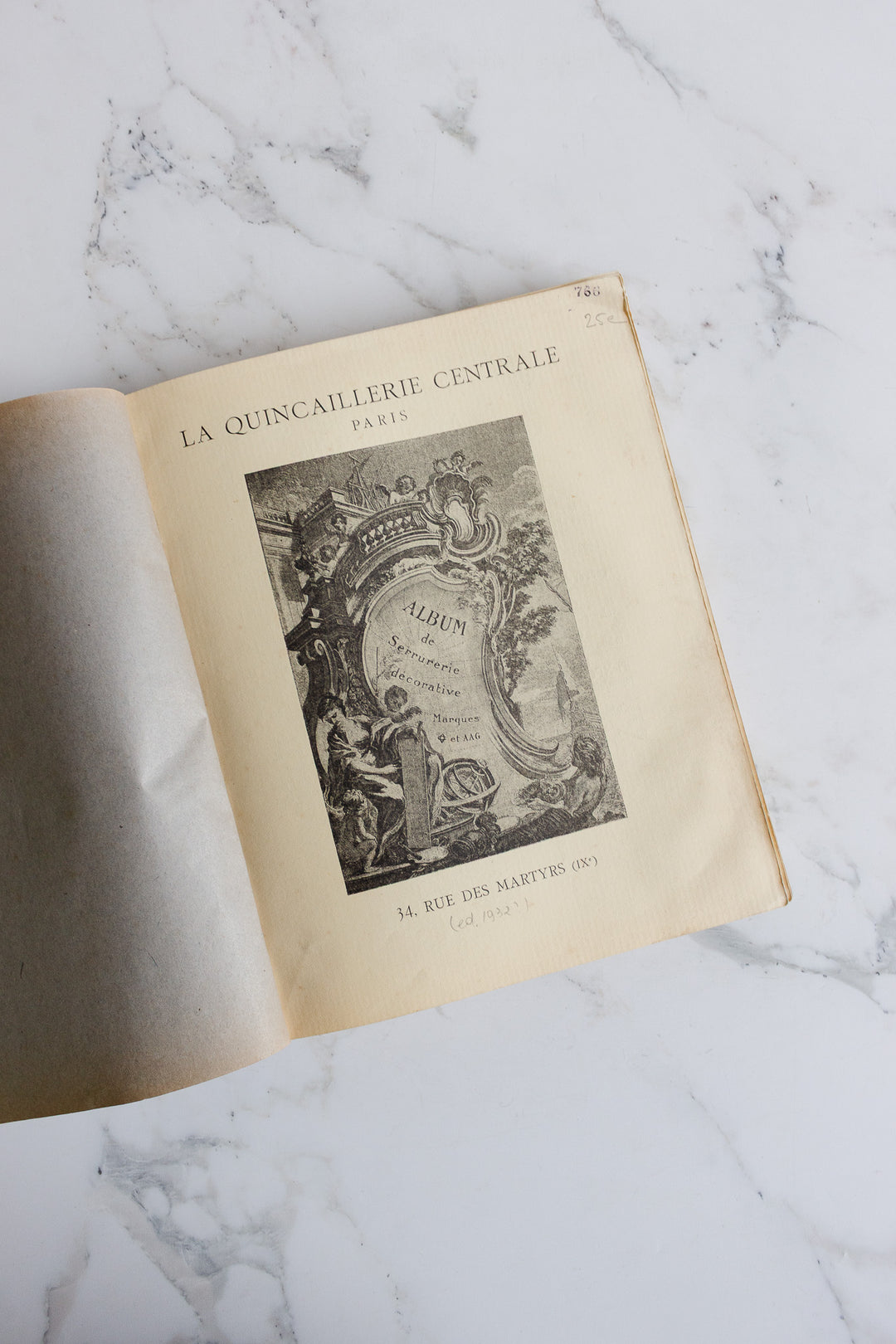 la quincaillerie centrale paris - album de serrurerie décorative