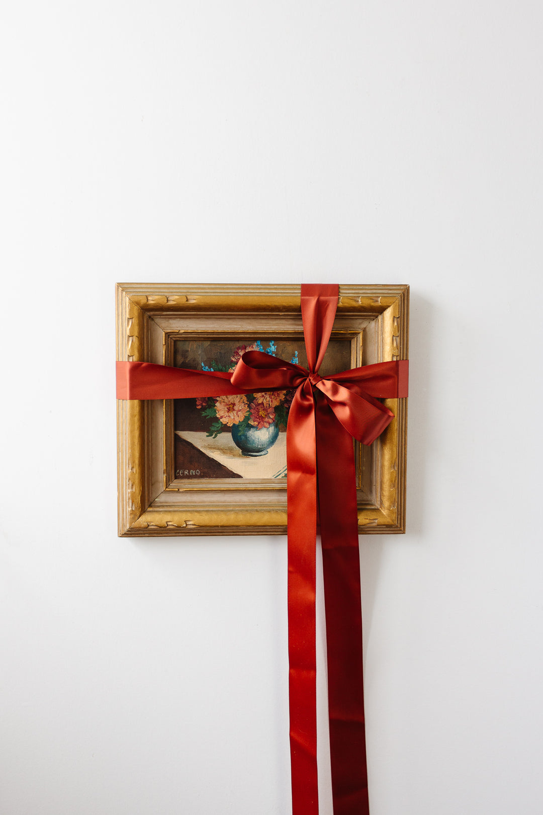 le bouquet aux reflets bleus