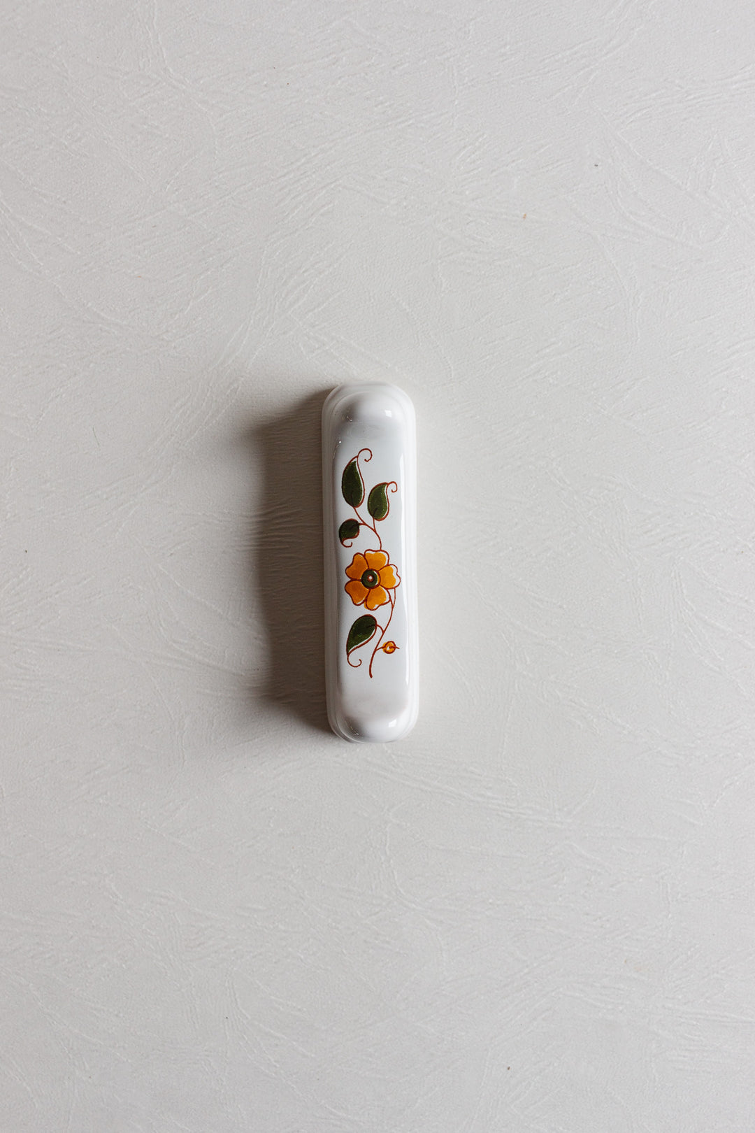 vintage french moustiers hand painted knife rests