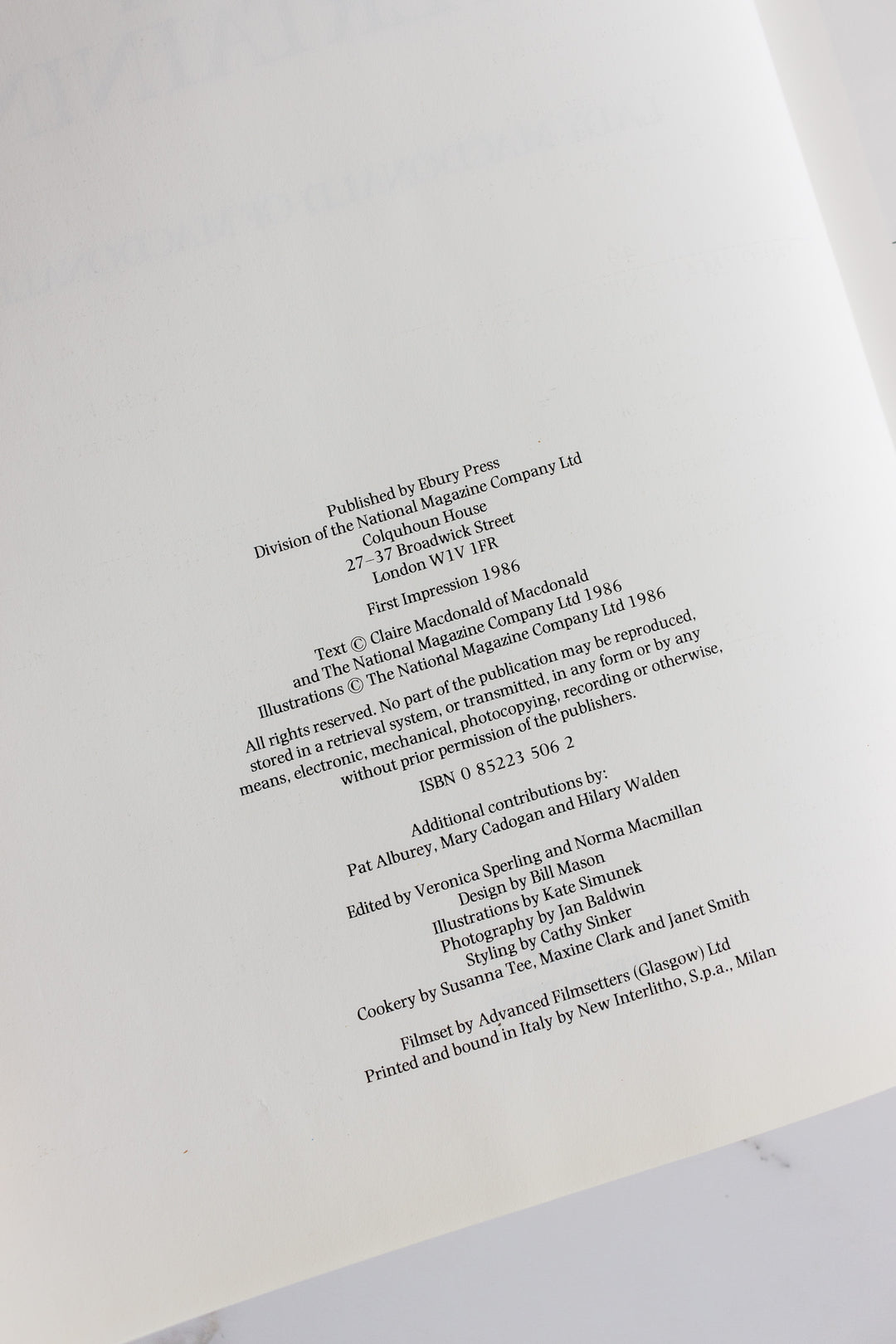 the harrod's book of entertaining