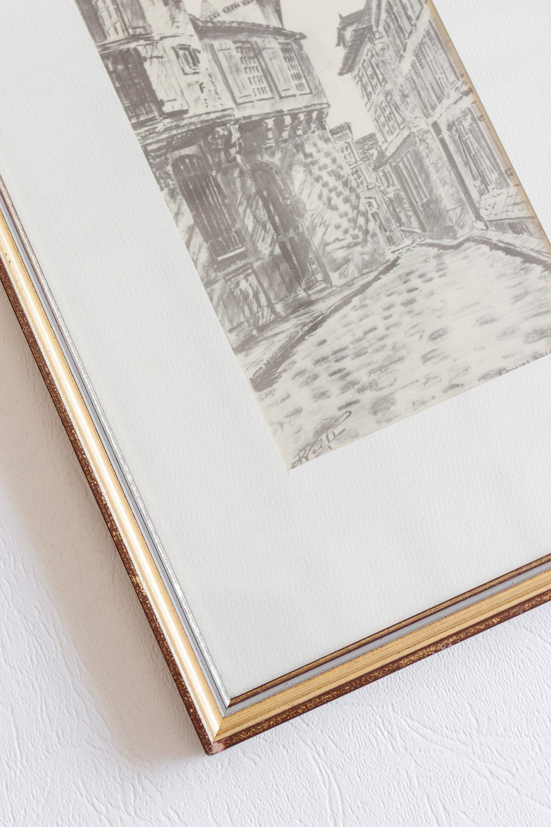 la maison à tourelle pair of antique prints