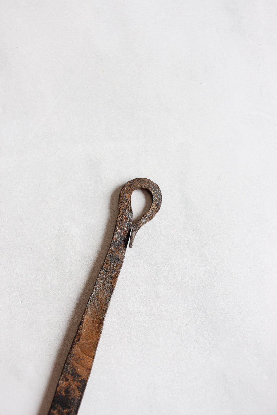 antique french hand forged copper utensils, set of 3