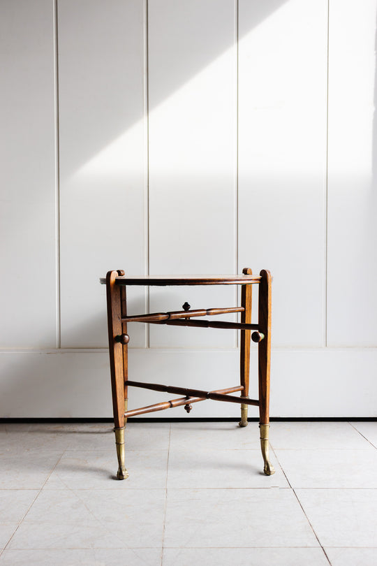 antique french reversible card table